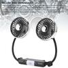 USB Вентилятор для автомобиля Мощный 3 скорости Двойная головка Гибкая ножка Вентилятор для охлаждения автомобиля Вращающийся на 360 градусов DC 5V Автомобильный