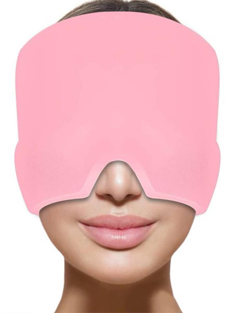 Шапка для облегчения мигрени, шляпа от головной боли, гель, горячая и холодная терапия, ледяная шапка для облегчения боли, ледяная шапка, маска для глаз, облегчение боли при стрессе, давлении