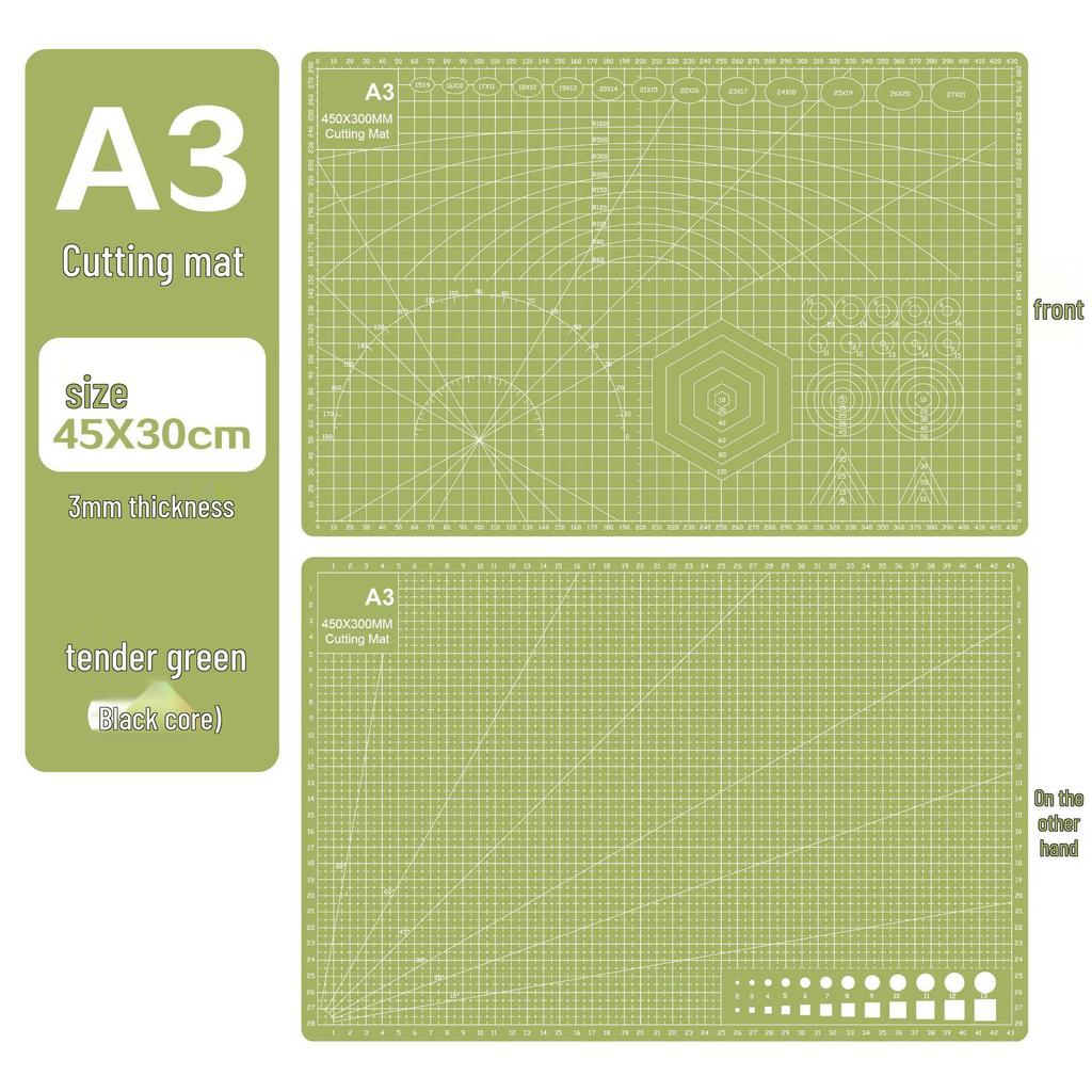 Канцелярский нож для резки с защитой от порезов и коврик для резки бумаги - Ручная работа, размеры A1, A3, A4, A5 для гравировки