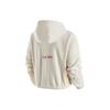 Nike Серия «Новый год дракона» FW23, год дракона CNY, спущенные плечи, свободная теплая флисовая куртка с капюшоном и молнией, женская верхняя одежда FZ6387-113