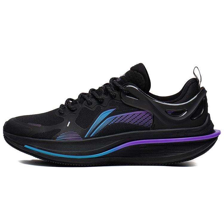 Li Ning Wu Shi 5S 2.0 Shock Absorption Non-Slip Wear-Resistant Rebound Low-Top Running Shoes Men Sneakers Black Blue Purple ARSS045-1