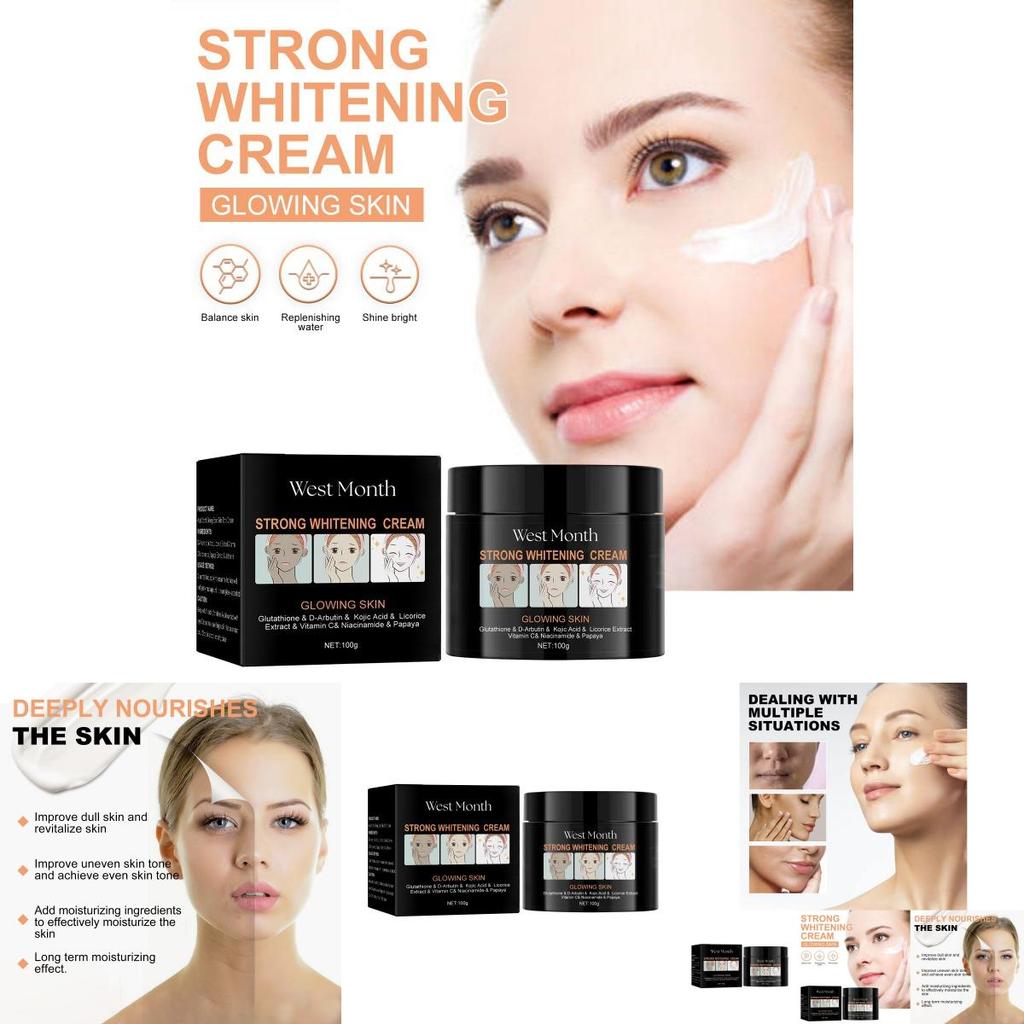 West Month Осветляющий крем для сияющей кожи Питательный Увлажняющий Восстанавливающий Тусклый цвет лица