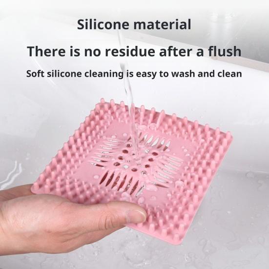 Силиконовая крышка для слива в душе, уловитель волос, протектор для обычных сливов, легко чистится, протектор для слива, подходит для большинства