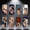 Чехол для телефона Painter The-w-Nights-Anime для Samsung S25,S24,S21,S22,S23,S30,Ultra,S20,Plus,Fe,Note,5G Черный