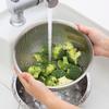 Thickened Stainless Steel Sink Drain Basket Rice Sieve Wash Kitchen Basin Food Washing Bowl Strainer Colander Mesh Strainer