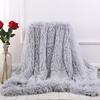 Декоративное одеяло, пушистое плюшевое теплое утолщенное морозостойкое термостойкое однотонное одеяло для кровати, дивана, пола, ворсовое одеяло, товары для дома
