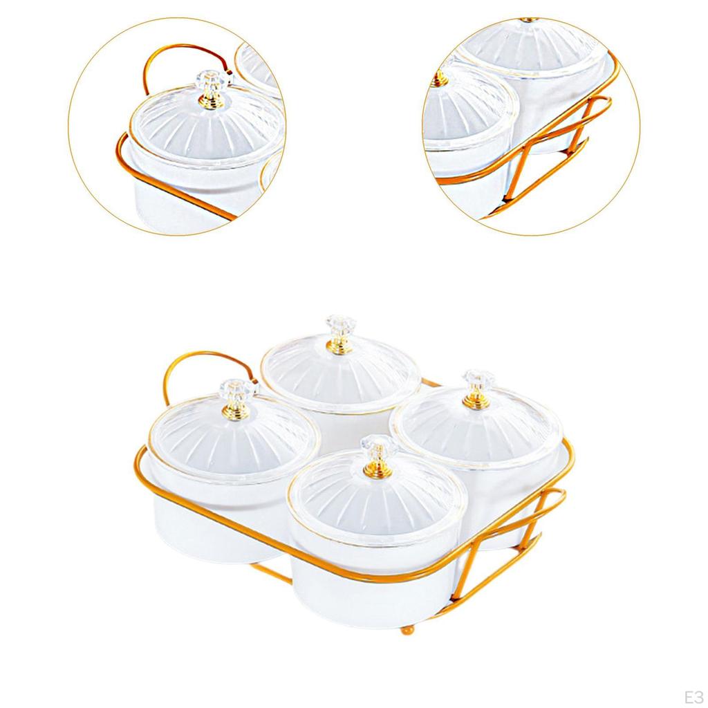 Appetizer Food Display Dish Platter Divided Serving Dishes Plate for Dried Fruit Home