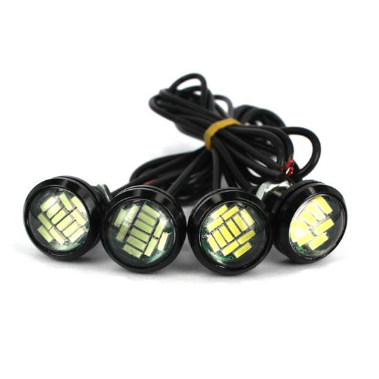 1 пара 12 В 15 Вт Eagle Eye Авто светодиодный фонарь дневного света для резервного автомобиля