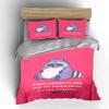 Lazy Raccoon with Funny Quote Bedding Duvet Cover Set Duvet Cover Pillowcases  (1*Duvet Cover 2*Pillowcases, without duvet insert)