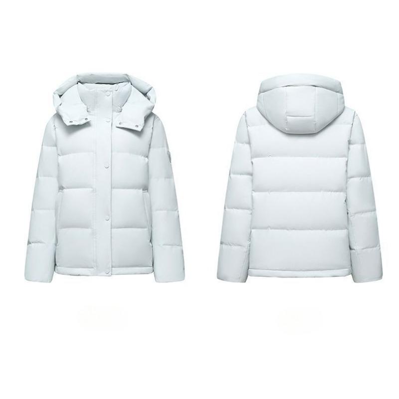 Зимняя короткая пуховая куртка женская свободного кроя утолщенная теплая куртка-пуховик повседневная парка