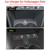 Для Volkswagen Polo / Cross Polo / GTI / Blue GT / R WRC Автомобильное зарядное устройство Прикуриватели USB Кабели для быстрой зарядки Адаптеры питания