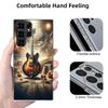 Retro rock Music Electric Guitar Phone Case For Samsung S25 Edge S24 FE Galaxy S21 S20 FE S23 S22 Ultra S10 Plus S10E Cover Clea