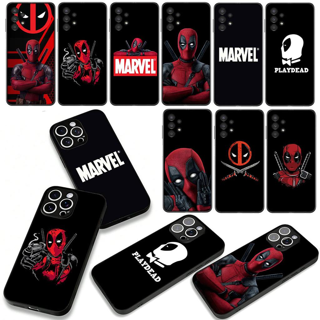 Чехол для телефона Apple iPhone 17 16 11 Pro XS Max 16E 6 7 8 Plus SE 2022 X XR 6S Air Case Супергерой Marvel Дэдпул Супергерой