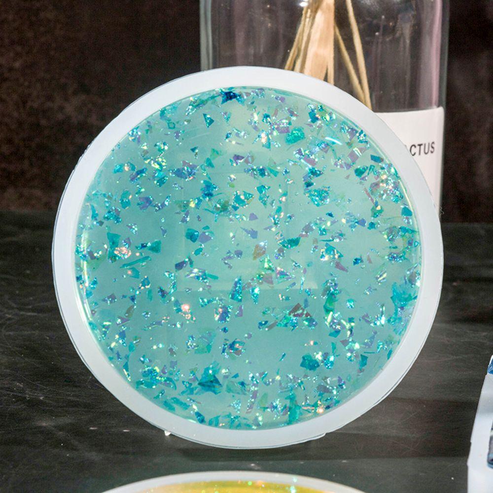 Handmade Cup Mad Silicone Fluid Arts Round Jewelry Making Mould Epoxy Resin Casting Molds Coaster Mold