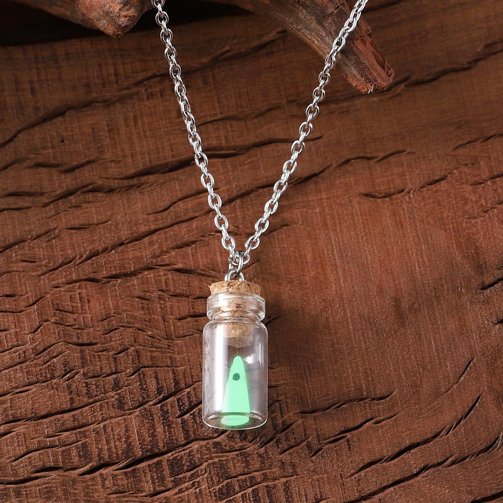 Новый светящийся милый кулон-призрак, брелок, мини-стеклянная бутылочка, подарок на вечеринку, Хэллоуин, наполнение рождественского чулка, сувениры для вечеринки