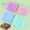 Силиконовая форма для торта с антипригарным покрытием, квадратная термостойкая, легко моющаяся форма для выпечки, поставка хлеба