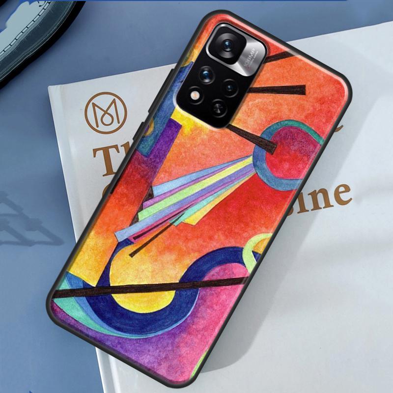 Абстрактный художественный чехол Wassily Kandinsky для Xiaomi Redmi Note 14 13 11 9 10 12 Pro 9S 10S 11S 12S Redmi 10C 12C 13C 14C