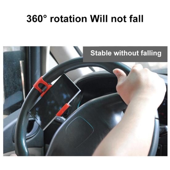 Универсальный автомобильный держатель для мобильного телефона, клипса на руль, подставка-кредл для GPS