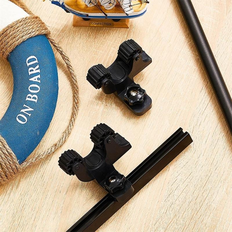 2x Summer Canoe Paddle Holder Track Mount Accessories Kayak Oar Holder Compatible for Fast Holding Paddle Fishing Gears