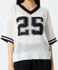 ANDTHEOTHER Oversized V-Neck Short Sleeve Knit Black