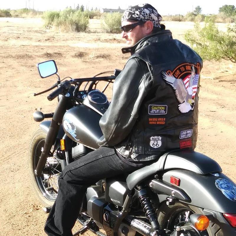 Fashion Leather Biker Motorcycle Vest Punk Vest Concealed Carry Biker Vest with Patches Motorcycle Jackets