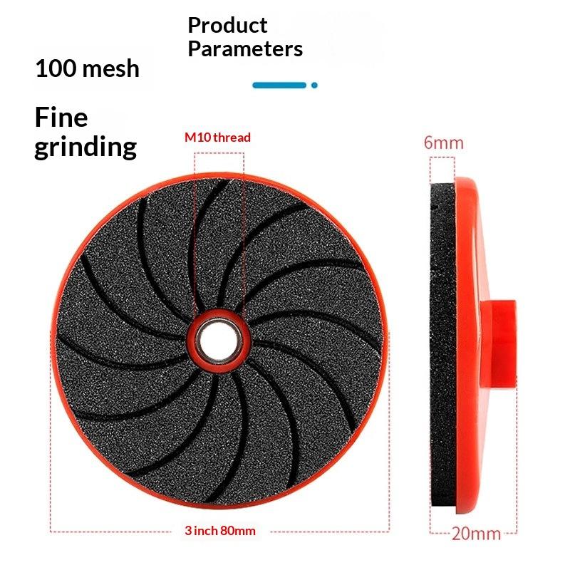 Efficient 80mm Chamfering Disc M10 for Precise Ceramic Tile Edge Polishing