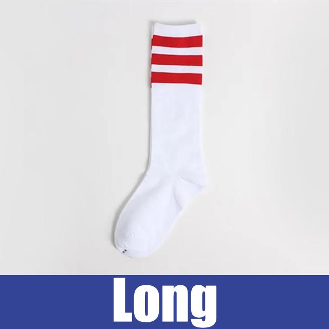 New Men/Women 3 Three Stripes Cotton Socks Retro Old School  Hiphop Skate Long Short  Meias  Harajuku White Black Winter Cool
