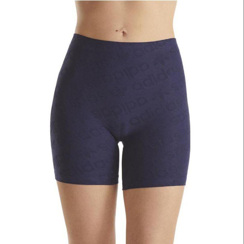 Adidas Однотонные дышащие трусы-боксеры с полным покрытием, антибактериальные, устойчивые к запахам, женское нижнее белье, темно-синие 4A3H06-811