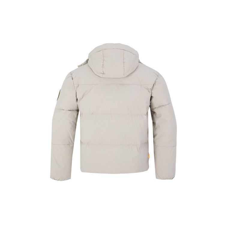 Timberland Af Dwr Goose Eye Recycled Down Jacket Solid Color Hooded Down Coat Winter Men Jacket Gray-Brown A5RFG-CY2