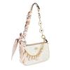 COACH shoulder bag [Customized bag] Nolita silk scarf bow pendant naughty object party small mahjong high-end versatile commuting coated little daisy