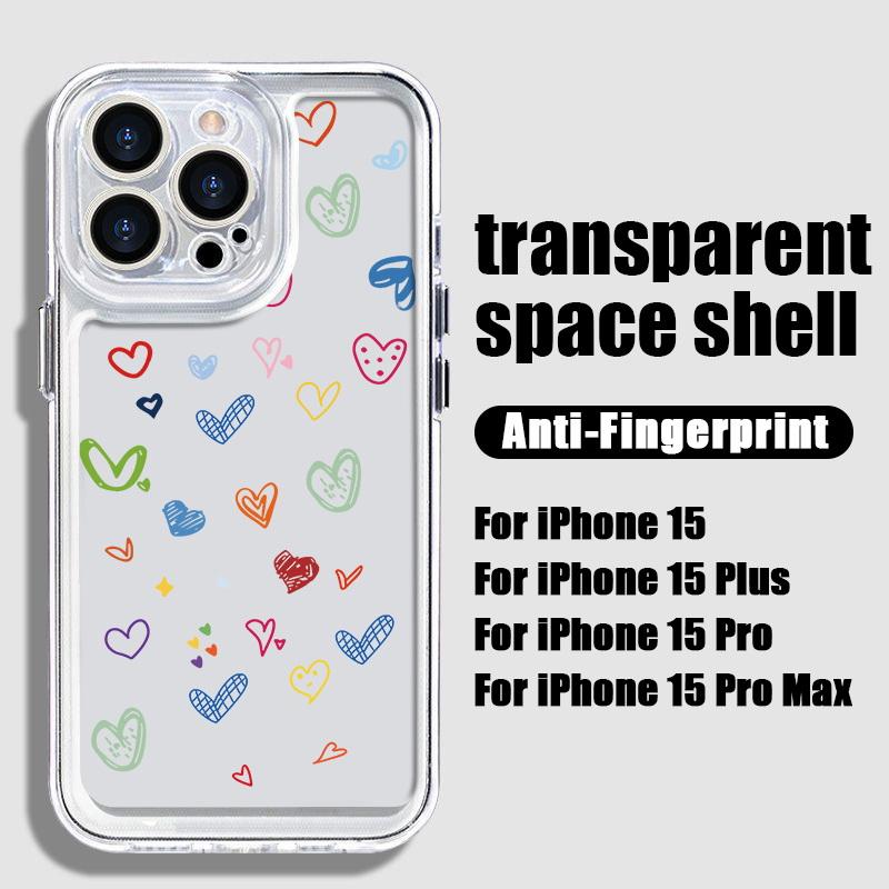 Прозрачный чехол с цветочным принтом для iPhone 16 15 14 11 Pro Max 13 12 Mini 15 14 Plus XR Xs Max 7 8, защита объектива, ударопрочный цветной силиконовый чехол