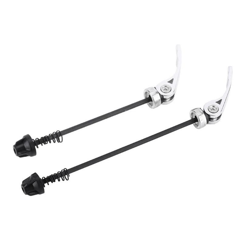 2 Pcs High-Strength Bicycles Wheel Axles Set Bike Quick Release Axles Skewers Lever Mountain Road Bike Wheel Hub Skewers