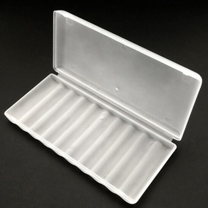 Portable Plastic Battery Case Cover Holder Storage Box For 10Pcs Aaa Batteries