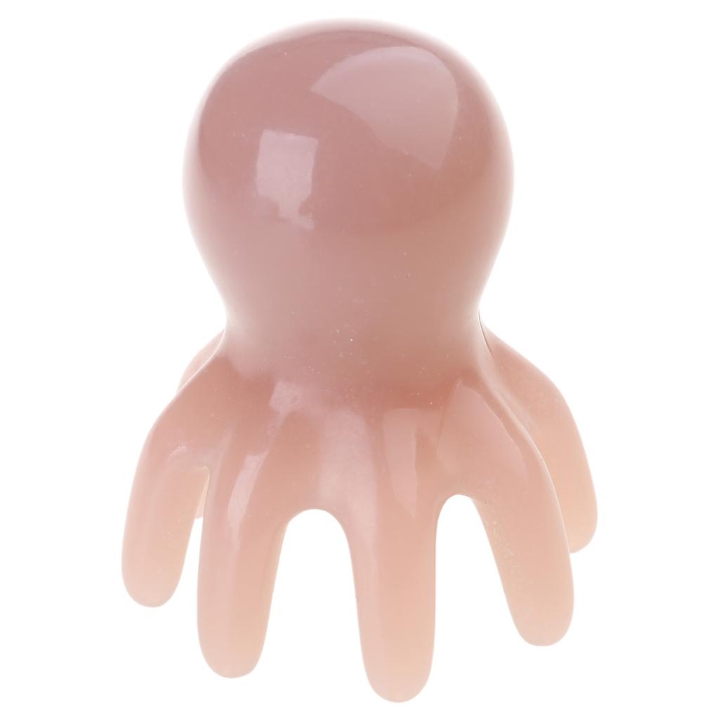 Ручной массажер для кожи головы «Осьминог» с 8 щупальцами, массажные инструменты Гуаша для головы и тела, расслабляющие триггерные точки, массажные инструменты