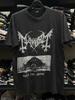 Винтажная футболка Mayhem Wolf’s Lair Abyss Metal Tour 1997-х годов Перепечатка S-5XL KH6515 Унисекс Футболка