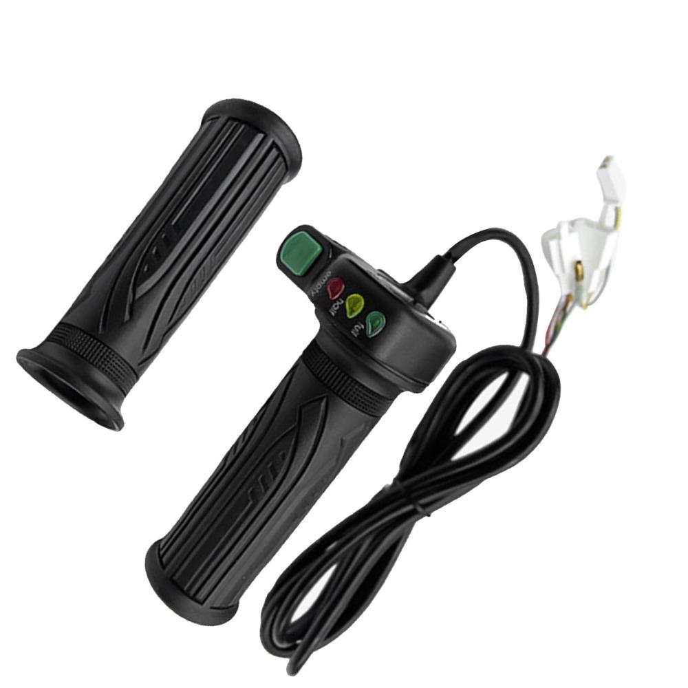 Plastic Twist Throttle Control 3 LED Battery Lights E-Bike Speed Throttle E-Bike Speed Control