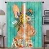 Animal Anti-mosquito Curtains for Living Room Curtain Halloween Decoration Shades Partition Home Interior Curtains 2 Pieces