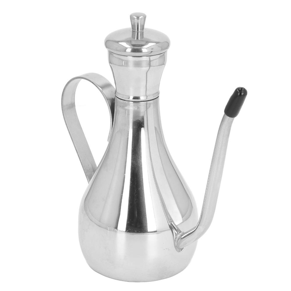 350ml/500ml Olive Oil Dispenser 304 Stainless Steel Oil Can Container Restaurant Use