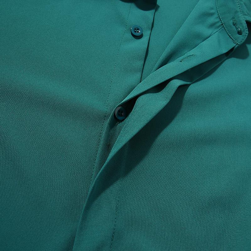 INCERUN Мужские рубашки с короткими рукавами и пуговицами спереди, S-5XL