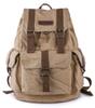 Gootium Backpack Canvas Retro 1-2 Night Trip Business Trip Large Capacity Backpack L Khaki