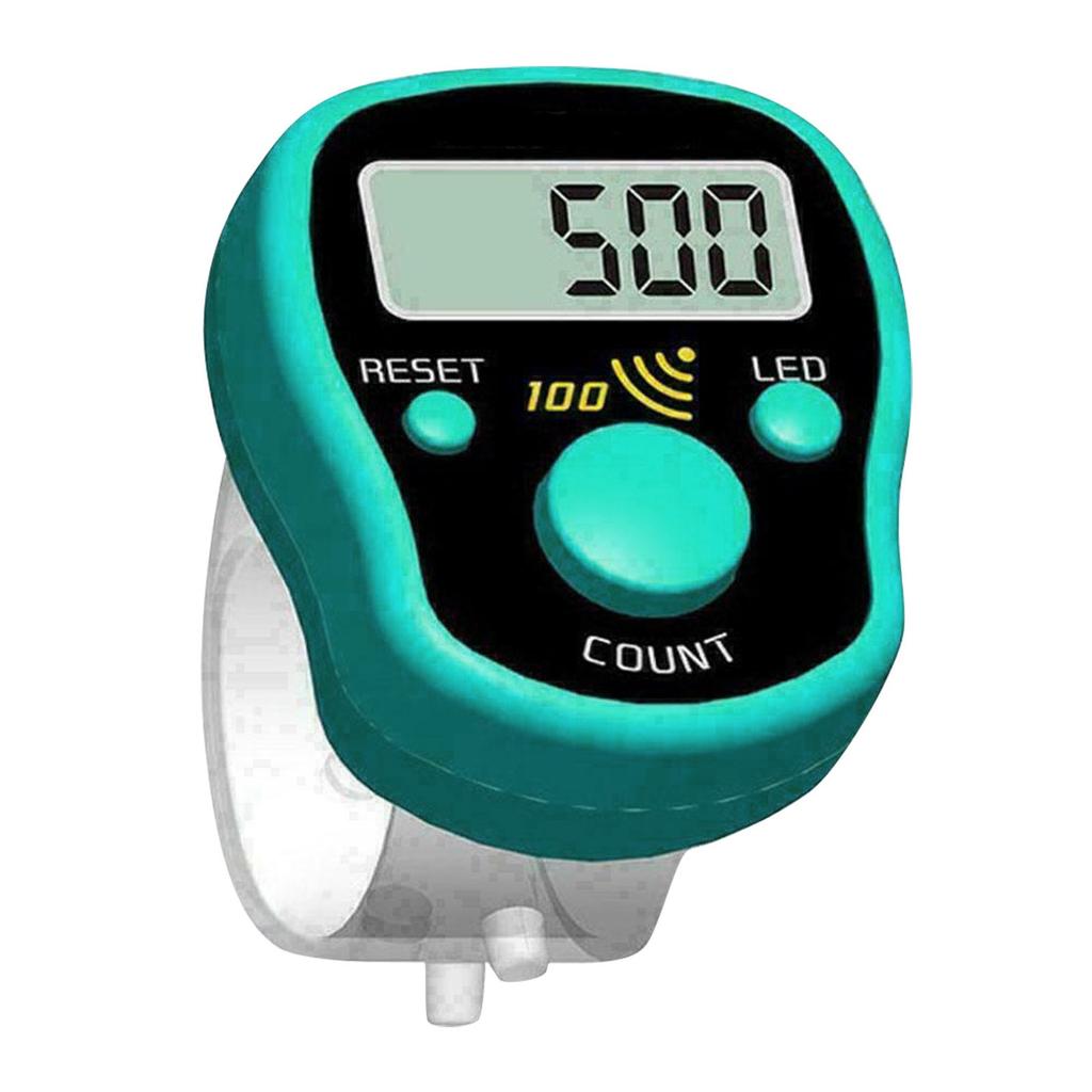 Светодиодный счетчик отпечатков пальцев, цифровой цифровой ЖК-дисплей, электронный ручной счетчик отпечатков пальцев