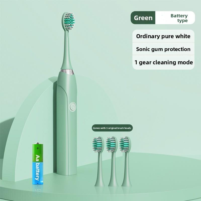 Вибрирующая зубная щетка с мягкой щетиной и ирригатор, Перезаряжаемая автоматическая ультразвуковая электрическая зубная щетка для взрослых и домашнего использования