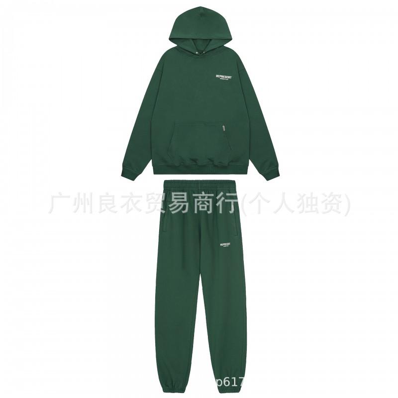Mens Womens Vintage Streetwear Hoodie Set Oversized Cotton Pullover Sweatshirt Casual