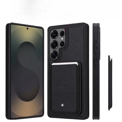 Высококачественный деловой чехол для телефона из кожи Sle для Samsung Galaxy S26 S25 S24 S23 S22 Ultra с защитой от Magtic Card ID