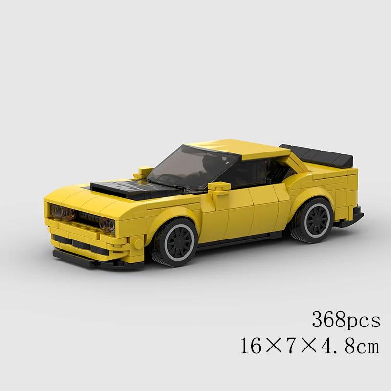 MOC Скоростной Гоночный Автомобиль Внедорожник Пикап GT500 G63 RX7 Технические Строительные Блоки Супер Гонки Кирпичи Детская Игрушка
