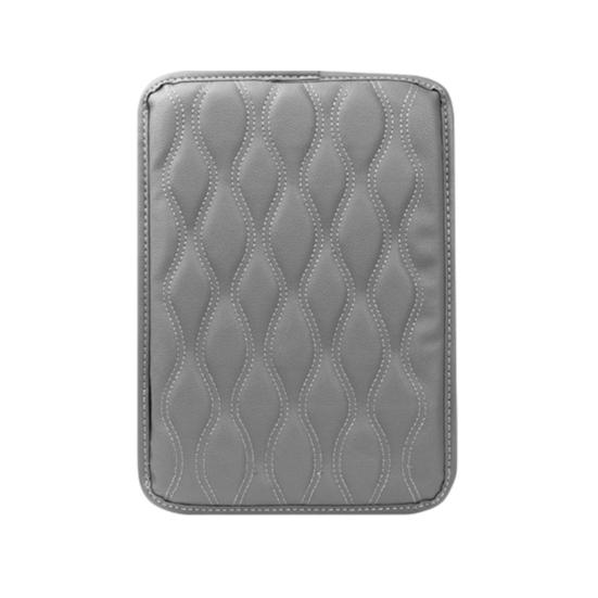 Universal Center Console Cover Waterproof Dirt-Resistant Armrest Box Cushion Protector with Elastic Straps for Most Vehicle