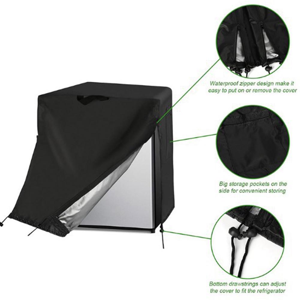 Компактный чехол для холодильника, Водонепроницаемый и пыленепроницаемый чехол для холодильника для напитков, Регулируемые чехлы для запчастей бытовой техники
