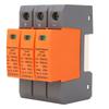 DC Power Surge Protector 3P 35mm Rail Mount Arrester Protective Device for Photovoltaic System