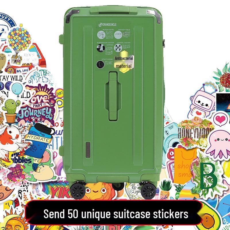 Большая пятиколесная дорожная сумка-чемодан с тормозом и кодовым замком