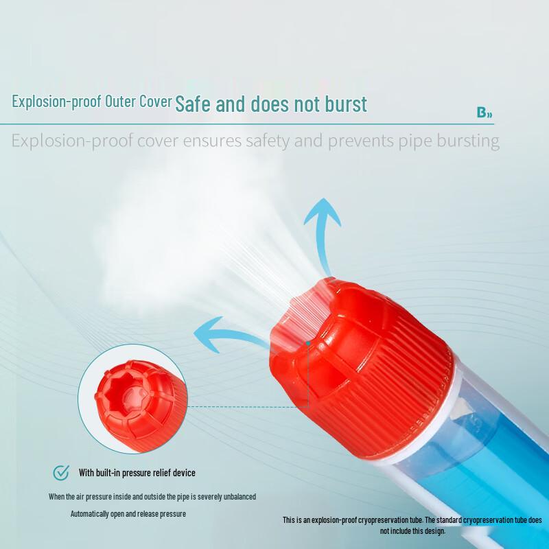 BKMAM Sterile PP External Thread Cryovial